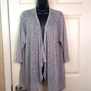 Torrid Gray Open Front Cardigan